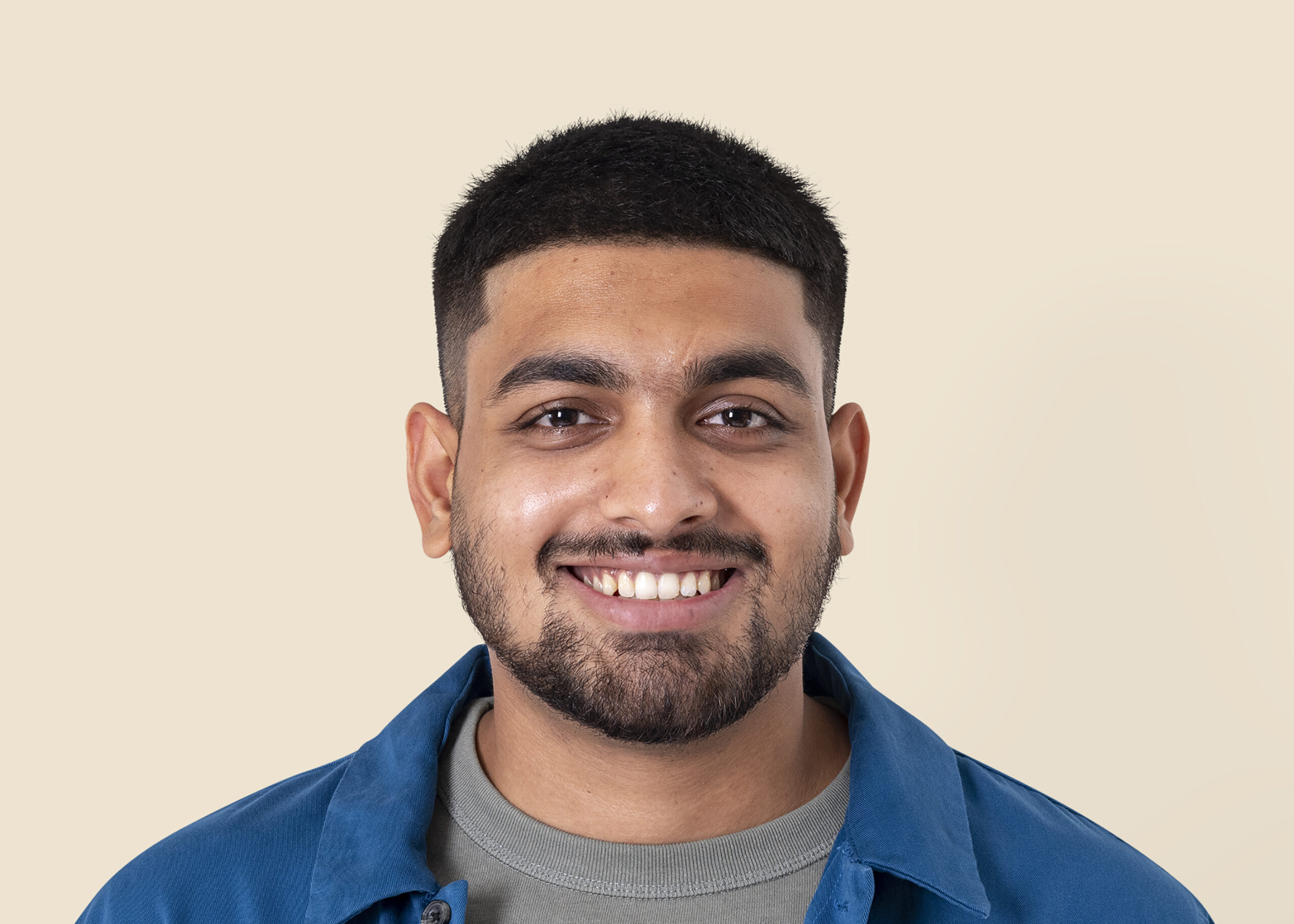 indian man smiling mockup psd cheerful expression closeup portra